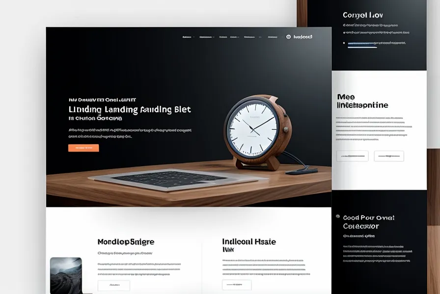 Nahaufnahme eines Landingpage Builders beim Bearbeiten eines Countdown Timers
