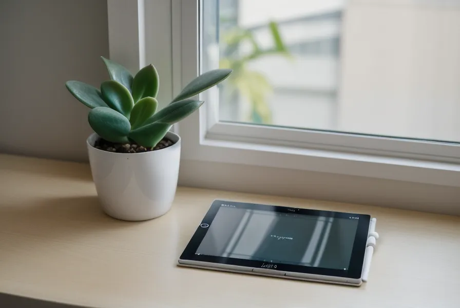 Tablet zeigt eine gestaltete Danke-Seite für eine erfolgreiche Kursanmeldung.