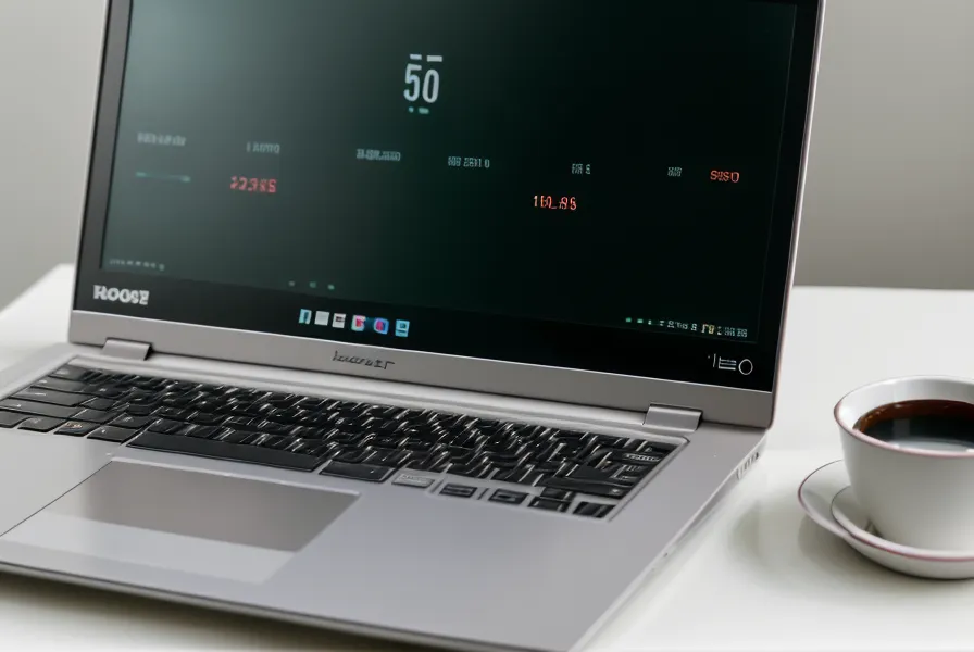 Automatisierte Zahlungsabwicklung auf einem Laptop-Bildschirm im Homeoffice