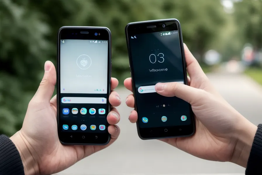 Mobile Verkaufsseite für digitale Produkte mit gut sichtbarem Kaufen-Button auf dem Smartphone